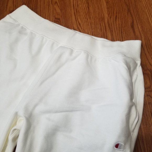 Champion Reverese Weave Jogger Sweatpants OffWhite - Picture 6 of 10